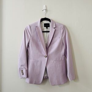 Banana Republic Purple Lilac Tailored Fit Blazer 2 Petite